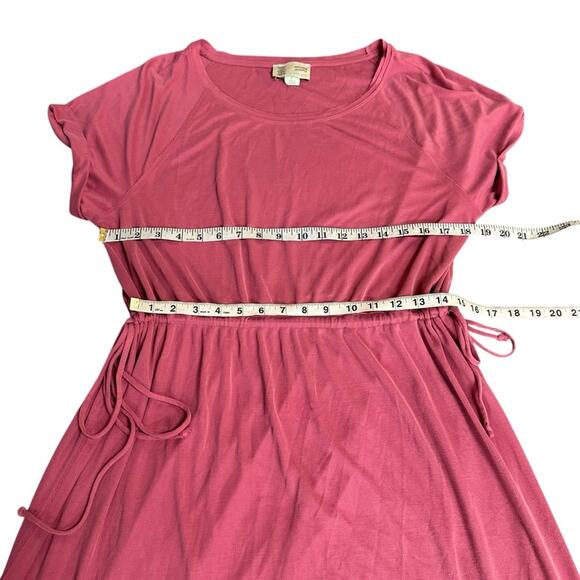 Saturday Sunday Anthropologie Side Tie Pink Dress Size XL - Picture 7 of 11